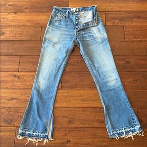 RE/DONE Levi’s high rise kick flare jean